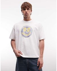 AllSaints - Spun Out Short Sleeve Graphic Logo T-Shirt With Back Print - Lyst
