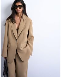 TOPSHOP - – lockerer oversize-blazer - Lyst