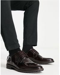 Ben Sherman Amersham Derby Shoes Mens Gents Laces Fastened Rounded Toe 