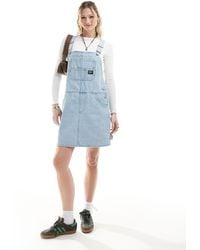 Dr. Denim - Connie Relaxed Fit Mini Dungaree Dress - Lyst