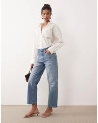 ASOS - Ankle Grazer Comfort Stretch Straight Leg Jeans - Lyst