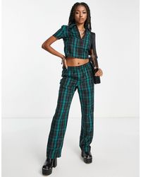 Collusion - Pull On Tailored Check Trouser Co-ord - Lyst