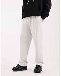 nike foundation cuffed fleece joggers grey