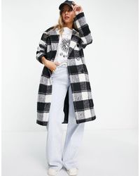 New Look - Double Breasted Oversized Coat - Lyst