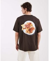 SELECTED - X Hotel Amour Heavyweight Oversized T-Shirt With Food Backprint - Lyst