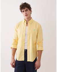 Polo Ralph Lauren - Icon Logo Long Sleeve Cotton Twill Shirt - Lyst