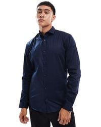 Jack & Jones - Premium Slim Fit Stretch Smart Shirt - Lyst