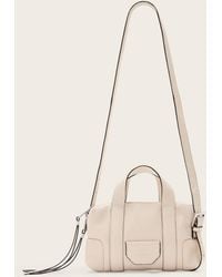 AllSaints - Ares Compact Leather Crossbody Bag - Lyst