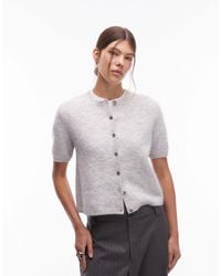 ARKET - Alpaca Knitted Cardigan With Short Sleeves - Lyst