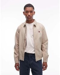 Tommy Hilfiger - Flag Back Print Workwear Jacket - Lyst