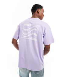 Threadbare - Oversized Back Print Logo T-shirt - Lyst