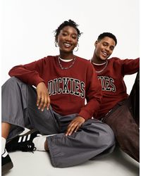 Dickies - Aitkin Sweatshirt With Collegiate Embroidered Logo - Lyst