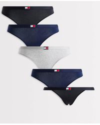 Tommy Hilfiger - Heritage 5 Pack Thongs - Lyst