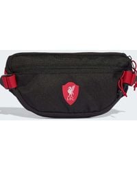 adidas Originals - Riñonera Rojo Fresa Y Negra Con Diseño Del Liverpool Fc De -Negro - Lyst