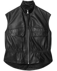 AllSaints - Chaleco Flor De - Lyst
