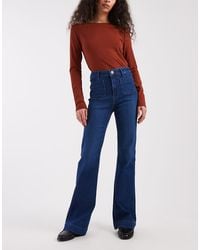 ONLY - Madison Pocket Detail High Waist Flared Jeans - Lyst