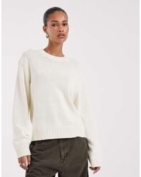 Noisy May - Crew Neck Knit Jumper - Lyst