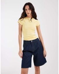 ASOS - Shrunken Raglan Baby Tee - Lyst