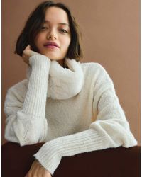 Bershka - Faux Fur Headband - Lyst