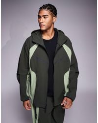 Nike - Tech Woven Oversized Full Zip Hoodie - Lyst
