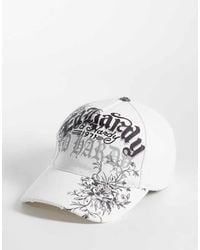 Ed Hardy - Distressed Floral Gothic Trucker Cap - Lyst