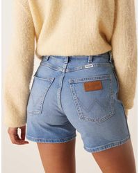 Wrangler - Cowboy 5inch Denim Shorts - Lyst