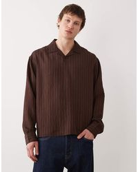 ASOS - Oversized Overhead Stripe Shirt - Lyst