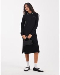 Fred Perry - – langärmliges polo-kleid - Lyst