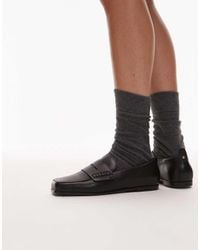 Bronx - Colb-Y Square Toe Penny Loafer - Lyst