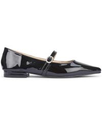 SEQWL - Point Toe Ballets Shoes With Buckle Closure - Lyst