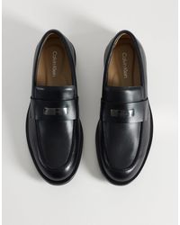 Calvin Klein - Jeans – loafer aus leder - Lyst