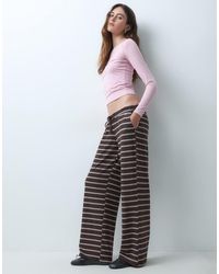 Hollister - Cosy Wide Leg Trousers - Lyst