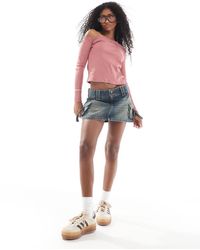 Cotton On - Minifalda Vaquera Cargo De Cotton On - Lyst