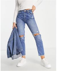 Bershka Straight-leg jeans for Women | Online Sale up to 65% off | Lyst
