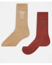 adidas Originals - Adibreak 2 Pack Crew Socks - Lyst