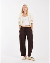 adidas Originals - Soft Touch Barrel Leg Trousers - Lyst