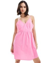 Vero Moda - Skater Dress With Strappy Back - Lyst