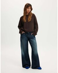 Cotton On - Petite Low Rise Wide Jean - Lyst
