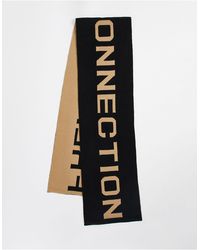French Connection Шарф Черного Цвета С Большим Логотипом Fcuk-черный Цвет