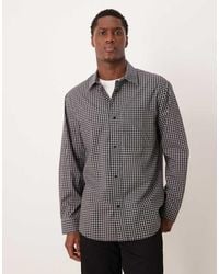 Mango - 100% Cotton Checked Shirt - Lyst
