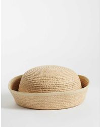 ARKET - Straw Summer Hat With Metal Snap Closure - Lyst