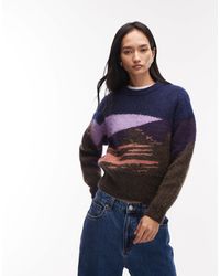 Lacoste - Pull imprimé - Lyst