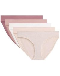 Oysho - 5 Cotton Blend Classic Briefs - Lyst
