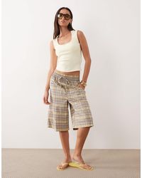 ASOS - Short long à carreaux - Lyst