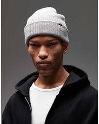Vans - Gorro Gris Básico Con Dobladillo Core De - Lyst