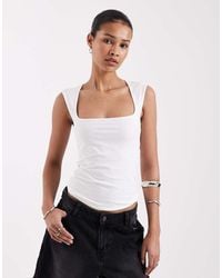 JJXX - Square Neck Top - Lyst