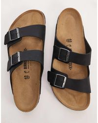 Birkenstock - Arizona Oiled Leather Sandals - Lyst