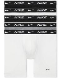 Nike - Essential Cotton 5 Pack Boxer Briefs - Lyst