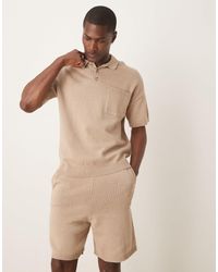 ASOS - – oversize-strickshorts aus mittelschwerer baumwolle - Lyst
