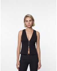 Weekday - Zip Up Woven Top - Lyst